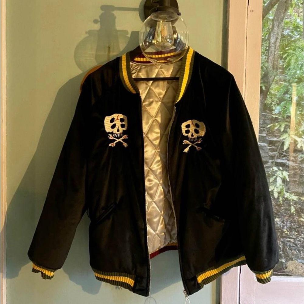 KAPITAL VELVETEEN SULFIDE SOUVENIR JACKET (RAIN SKULL) - Picture 6 of 11